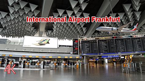 international airport in frankfurt.